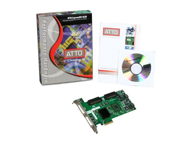 Others ATTO EPCI-UL5D-0R0 ATTO Dual Channel U320 PCI-E SCSI Card EPCIUL5D0R0 Retail 