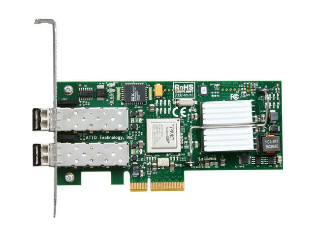 ATTO CTFC-42ES-0R0 PCI Express x4 Fibre Channel Dual-Channel 4Gb/s