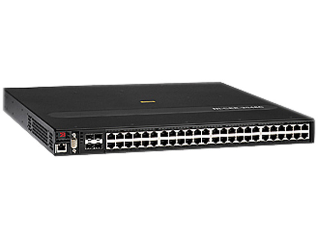 Brocade BR-CER-2024F-4X-RT-DC 24-port Gigabit SFP, 4-port Combo SFP, 4 ...