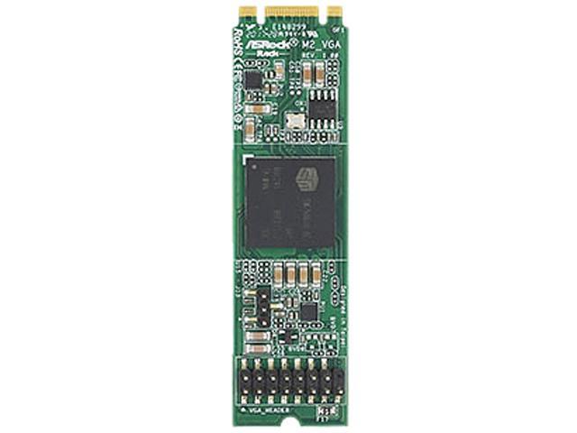 Asrock Rack Server Riser Card/Accessories M2_VGA M.2 2280 B+M key VGA module