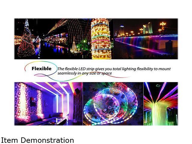 LED Rope Lights Chase Effect,RGB Led Strip Lights with Remote LED Strip Rope 