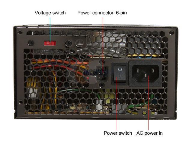 bestec atx0300d5wc 6 pin