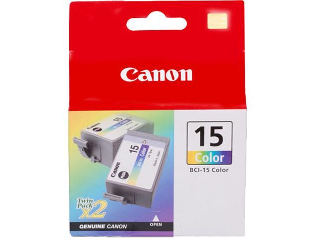Canon BCI-15 Ink Cartridge - Dual Pack - Black