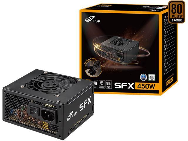 FSP 450W Micro ATX12V / SFX12V 80 PLUS BRONZE Certified Active PFC Power Supply with Intel Haswell Ready (FSP450-60GHS(85)-R1)