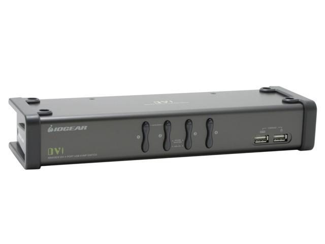IOGEAR GCS1764 4-Port DVI KVMP Switch USB Console, USB Peripherals, Audio