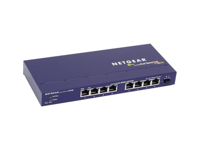 NETGEAR DS108 8-Port 10BaseT/100BaseTX Hub