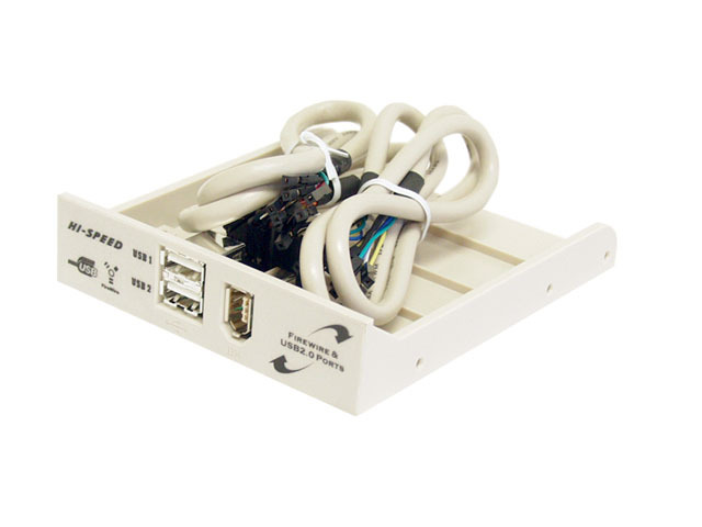 Koutech F7771 FireWire/1394 & USB2.0 Combo Internal Front Bay Connector ...