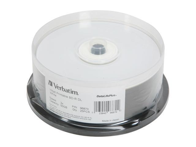 verbatim-50gb-2x-bd-r-dl-inkjet-printable-25-packs-datalifeplus-disc