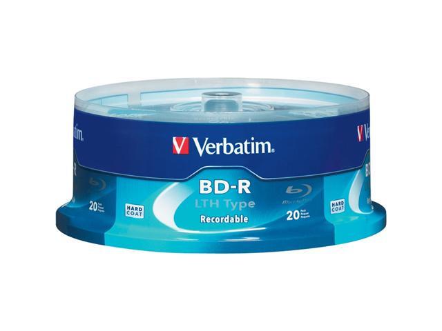 Verbatim 25GB 6X BD-R LTH 20 Packs Spindle LTH Type Disc Model 97344