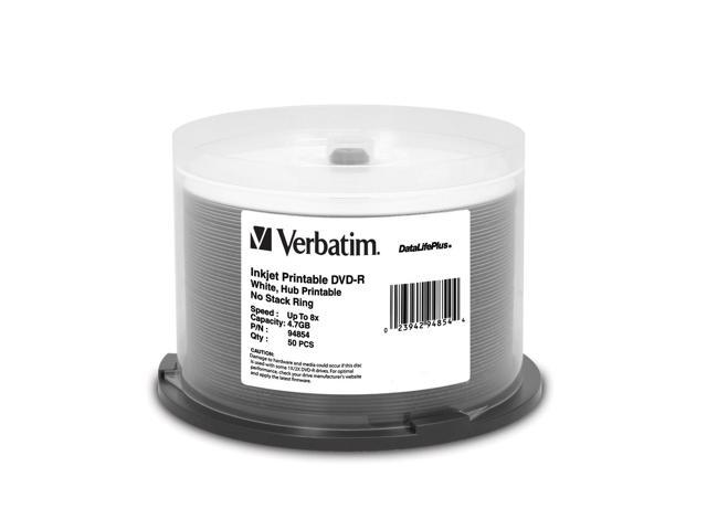 Verbatim 4.7GB 8X DVD-R 50 Packs Disc Model 94854