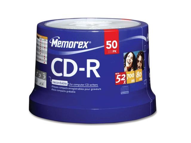memorex 700MB 52X CD-R 50 Packs Spindle Disc Model 04563