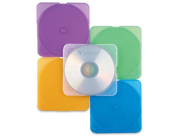 Verbatim 93804 CD/DVD TRIMpak Color Cases 10pk