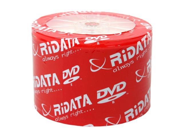 RiDATA 4.7GB 8X DVD-R Inkjet Printable 50 Packs Disc Model DRD-47-8X ...