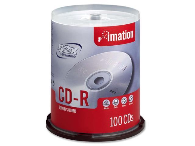 imation 700MB 52X CD-R 100 Packs Spindle Disc Model 17262
