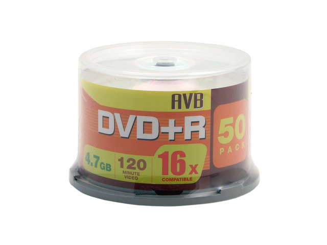 AVB 4.7GB 16X DVD+R 50 Packs Disc Model DVD+R50-16X - Newegg.com