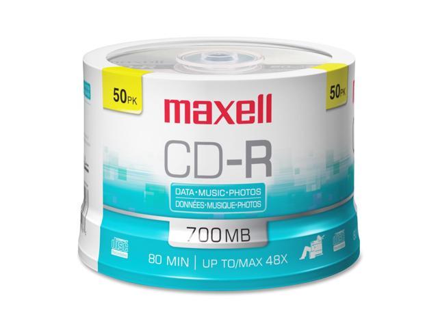 maxell 700MB 48X CD-R 50 Packs Spindle Disc Model 648250