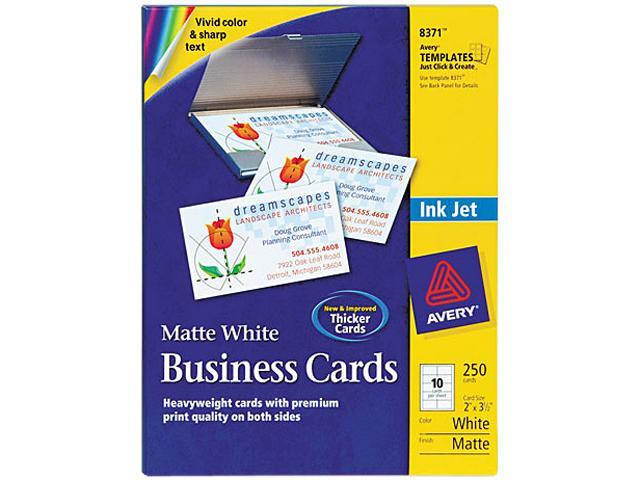 Avery Clean Edge Printable Business Cards Uncoated 200 Cards 5871 Avery Com
