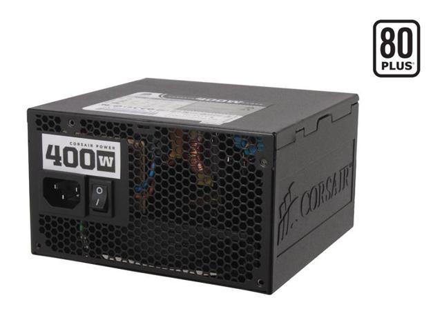 CORSAIR CMPSU-400CX 400 W ATX12V V2.2 80 PLUS Certified Compatible with Core i7 Power Supply