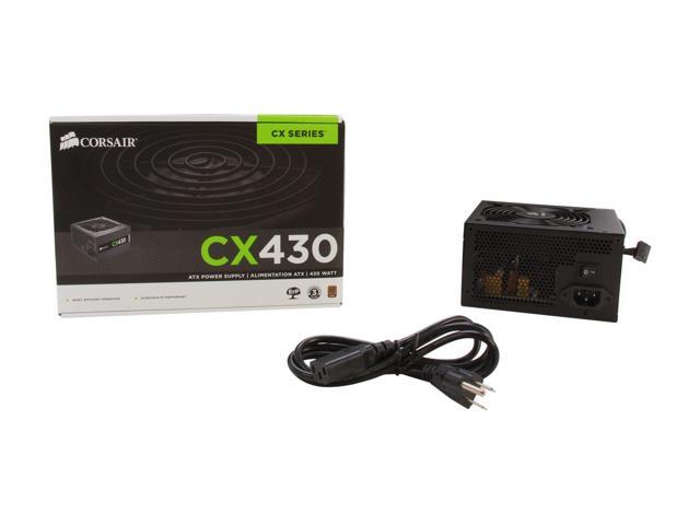 Open Box: CORSAIR CX Series CX430 430W 80 PLUS Active PFC ATX12V & EPS12V Power Supplies - Newegg.com