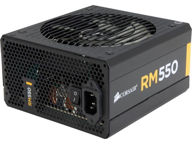 CORSAIR RM Series RM550 550 W ATX12V v2.31 and EPS 2.92 80 PLUS GOLD Certified Full Modular Active PFC Power Supply
