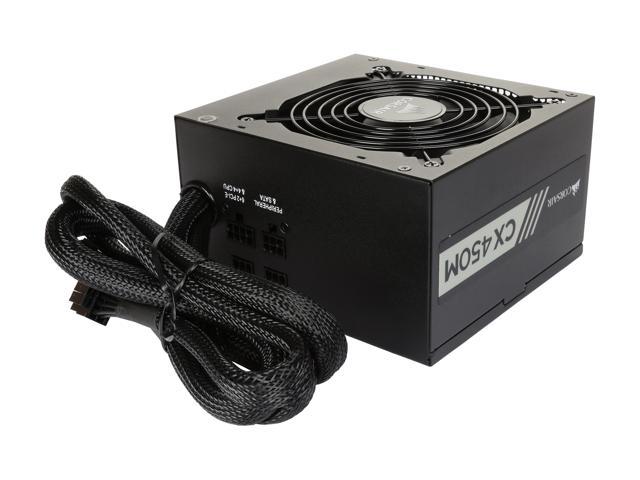 Refurbished Corsair Certified Cp Na Cx450m 450w Atx12v Eps12v 80 Plus Bronze Certified Modular Power Supply Newegg Com