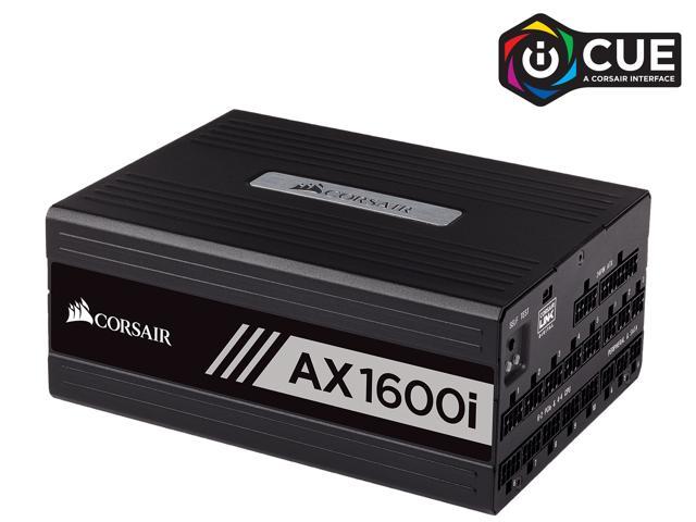 CORSAIR AXi Series AX1600i CP-9020087-NA 1600W ATX 80 PLUS TITANIUM  Certified Full Modular Digital ATX Power Supply