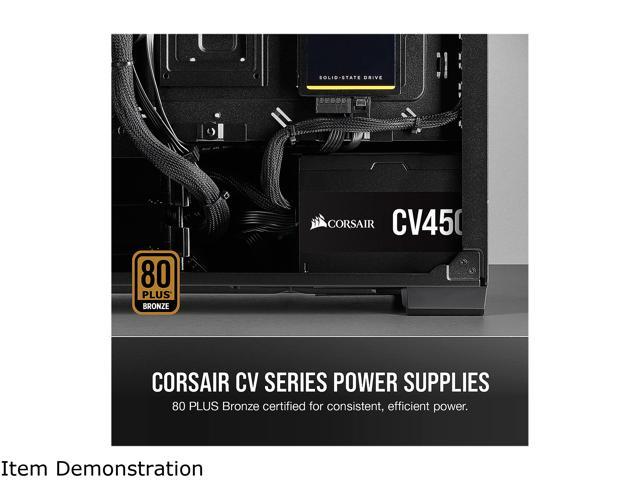 Corsair Cv Series Cv450 Cp 909 Na 450w Power Supply Newegg Com