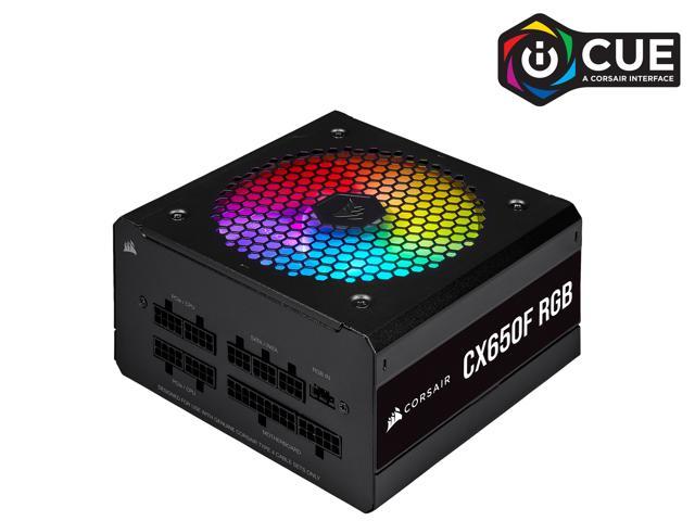 Mammoth skærm Grænseværdi CORSAIR RGB Series CX650F RGB 650W, Power Supply - Newegg.com