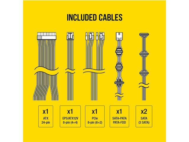 Corsair Cv Series Cv650 Cp Na 650w Power Supply Newegg Com