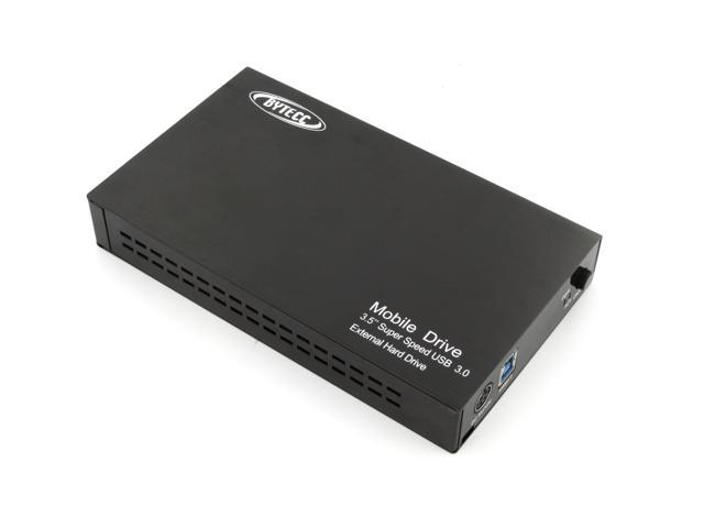 BYTECC HD-35SU3-BK Aluminum 3.5" Black SATA I/II USB 3.0 External Enclosure