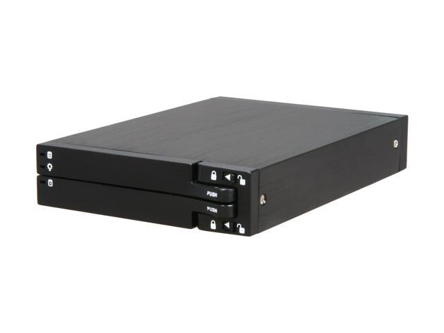 BYTECC BT-M252U3 2.5" Black SATA I/II USB 3.0 2.5" Dual-Bay RAID 0/1 SuperSpeed USB 3.0 to Sata External Hard Drive Enclosure