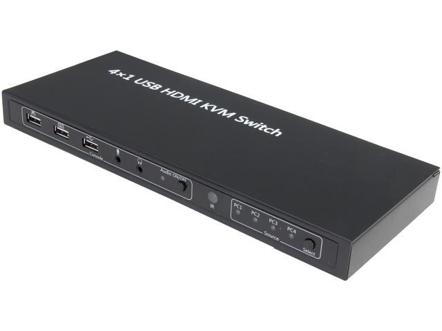 BYTECC KVM-4UHM 4X1 USB HDMI KVM Switch