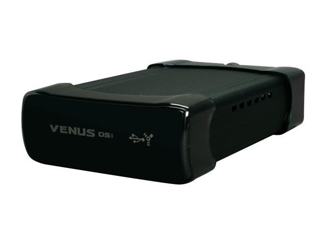 AMS VENUS DS-2316CBK Aluminum 3.5" IDE USB & 1394 Black External Enclosure