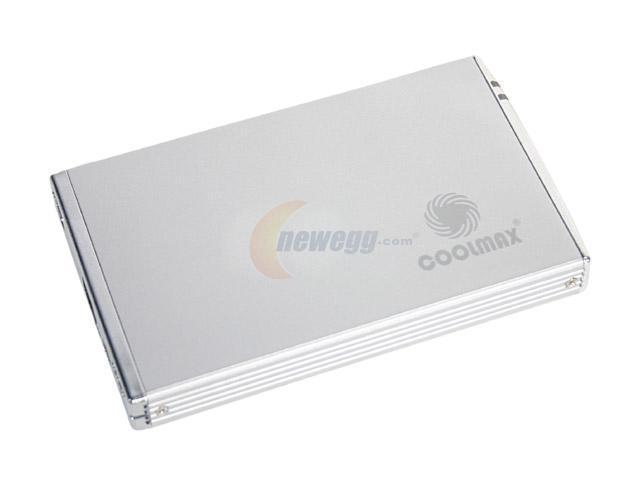 COOLMAX HD-211-COMBO Aluminum 2.5" IDE USB2.0 mini + IEEE1394 Silver External Enclosure