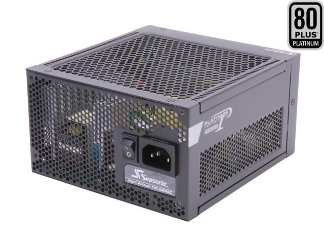 Seasonic SS-460FL2 Active PFC F3, 460W Fanless ATX12V Fanless 80Plus PLATINUM Certified, Modular Power Supply New 4th Gen CPU Certified Haswell Ready