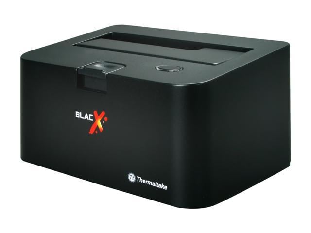 Thermaltake BlacX ST0005U External Hard Drive SATA Enclosure Docking Station 2.5" & 3.5" USB 2.0 & eSATA