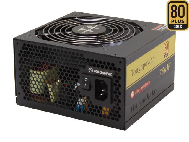 Thermaltake Tough Power TP-750P 750 W ATX 12V 2.3 & SSI EPS 12V 2.92 SLI Ready CrossFire Ready 80 PLUS GOLD Certified Active PFC Power Supply