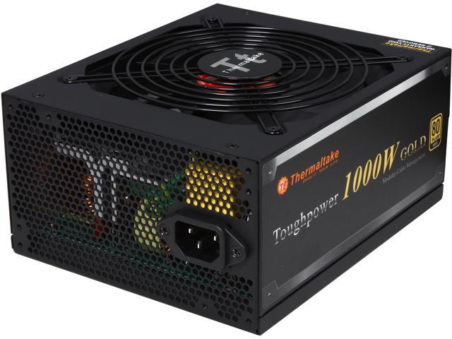 Thermaltake PS-TPD-1000MPCGUS-1 1000 W ATX12V / EPS12V 80 PLUS GOLD Certified Semi-Modular Active PFC Power Supply