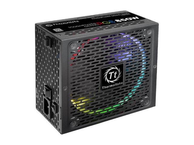 Thermaltake Toughpower Grand Rgb 850w Sli Crossfire Ready Continuous Power Rgb Led Smart Zero Fan Atx12v V2 4 Eps V2 92 80 Plus Platinum Certified 10 Year Warranty Full Modular Power Supply Newegg Com