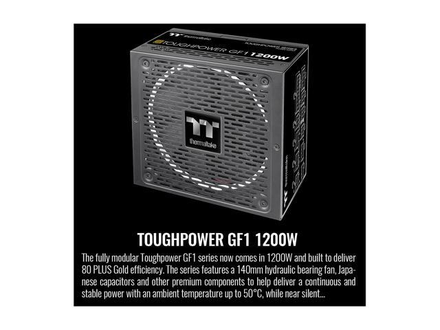 Thermaltake Toughpower GF1 1200W 80+ Gold Analog Controlled SLI Full ...