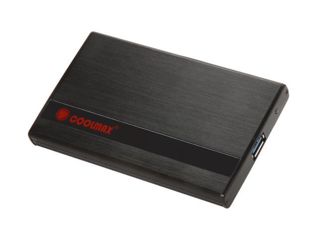 COOLMAX HD-250BK-U3 Aluminum 2.5" Black SATA I/II USB 3.0 External Enclosure