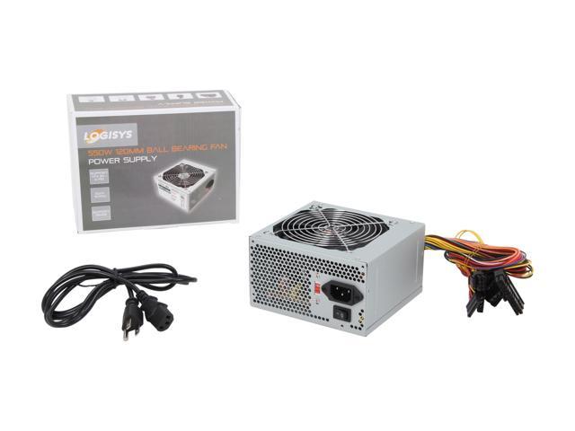 Logisys 550W 20+4-pin ATX Power Supply w//SATA /& Large 120mm Ball Bearing Cooling Fan for Quiet Performance consumer electronics