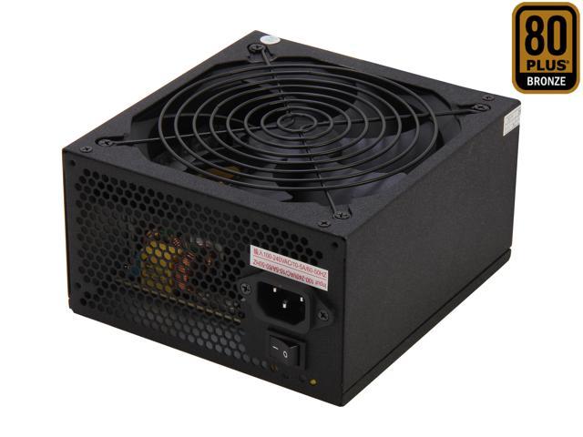 LOGISYS Computer AT750BK 750 W ATX12V / EPS12V SLI Ready CrossFire Ready 80 PLUS BRONZE Certified Active PFC Power Supply
