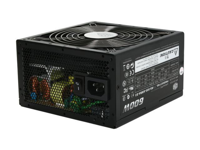 COOLER MASTER Silent Pro M600 RS-600-AMBA-D3 600W ATX12V V2.3 SLI Certified CrossFire Ready 80 PLUS Bronze Certified Modular Active PFC Power Supply