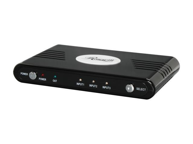 Rosewill - HDMI Switch box 3-in-1 w/ Remote (RME-002)
