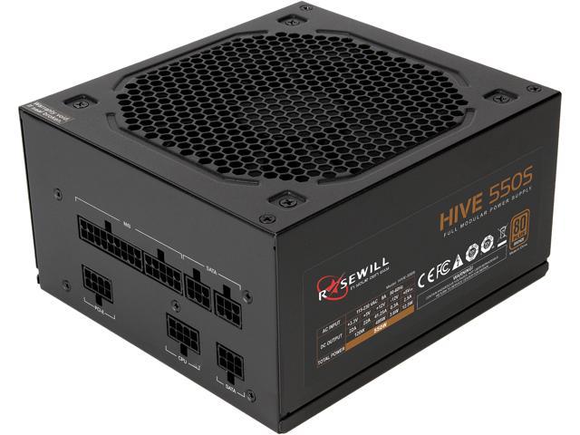 Rosewill HIVE Series HIVE-550 550W Continuous @40°C, 80 ...
