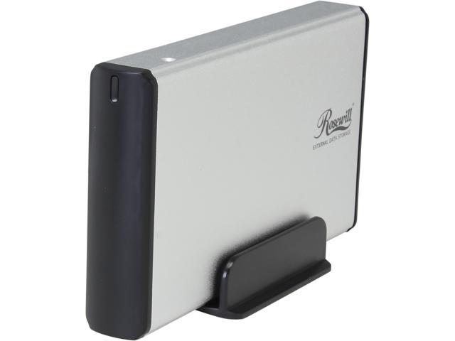 Rosewill RX35-AT-IU SLV Aluminum 3.5" Silver IDE USB 2.0 External Enclosure