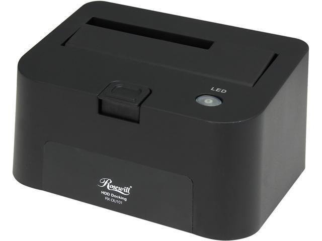 Rosewill RX-DU101 Plastic 2.5" & 3.5" Black SATA USB 2.0 Docking Station