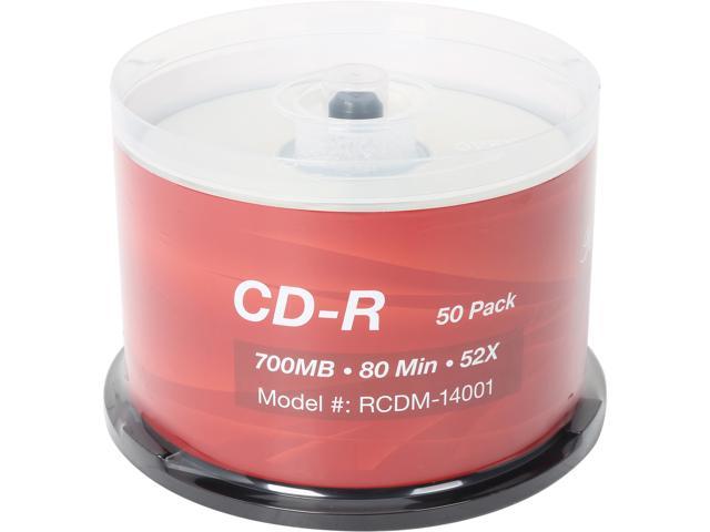 Rosewill 700MB 52X CD-R 50 Packs Spindle Disc