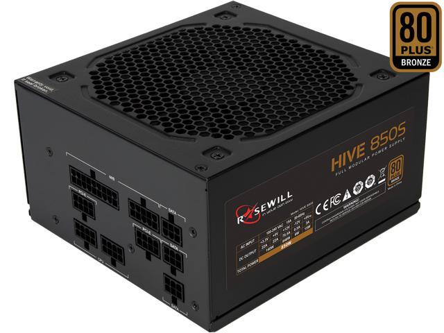 Rosewill HIVE-850S Continuous 850W at 40 Degrees Celsius ATX 12V V2.3 & EPS 12V 2.92 Power Supply